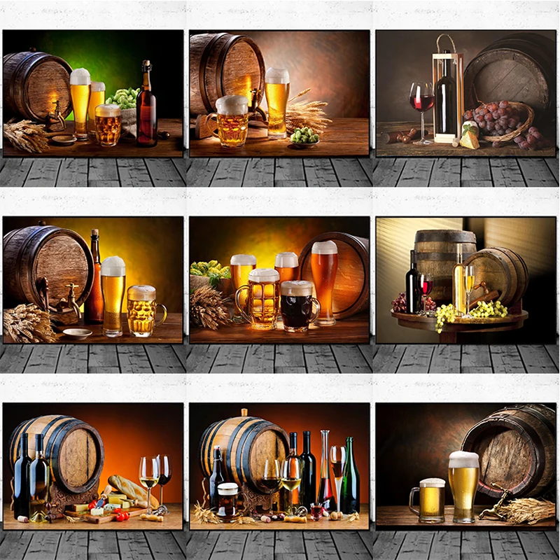 Beer Wine Hobby - Toile de bouteille de bière, vin