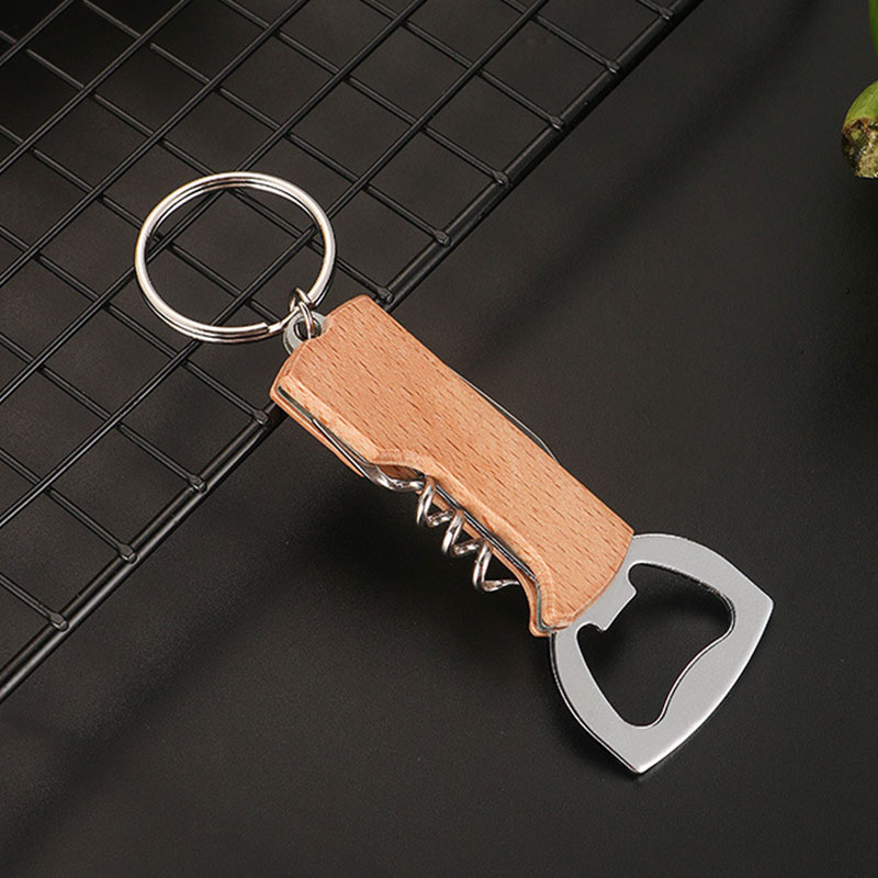 Beer Wine Hobby - Porte-clés ouvre-bouteille de bière en acier