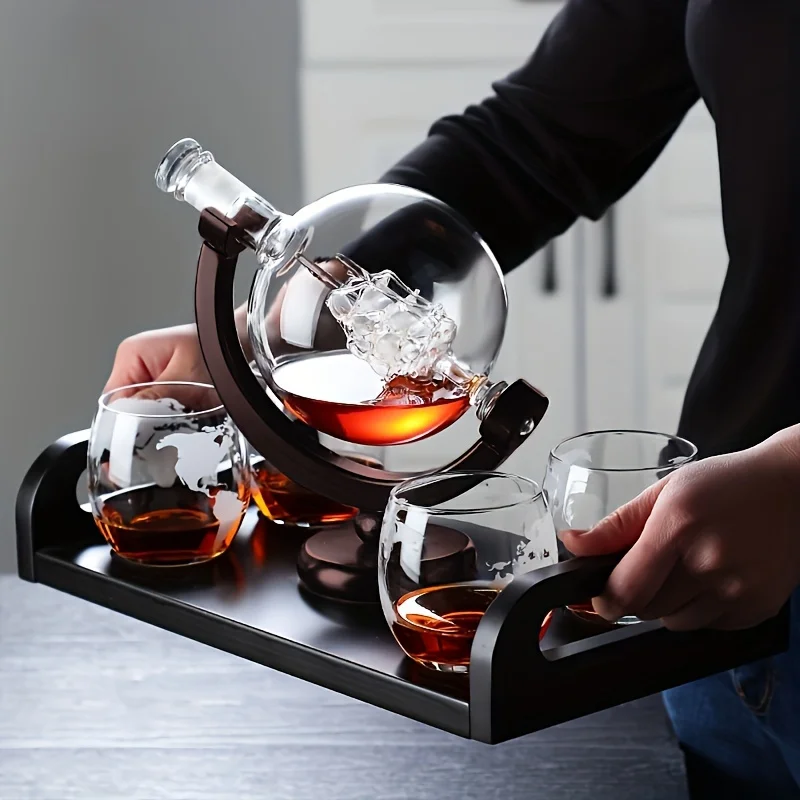 Decanter Aerator Set - Carafe à whisky en forme de