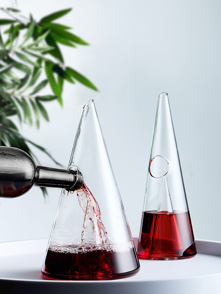 Decanter Aerator Set - Décanteur à vin conique en verre