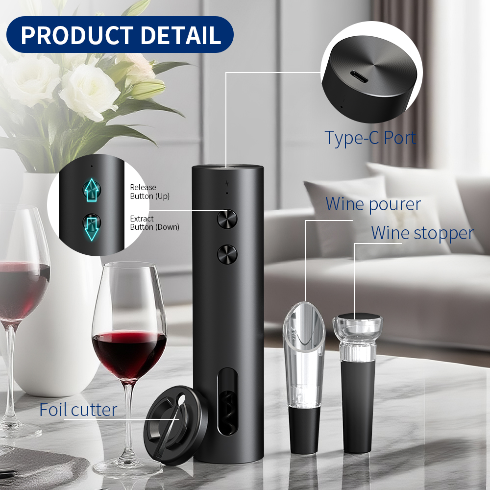 Ensemble ouvre-bouteille élect - Wine Beer Opener avis et prix