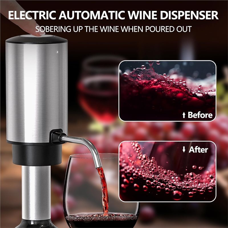 A84G - Tire-bouchon électrique - Decanter Aerator Set avis et prix