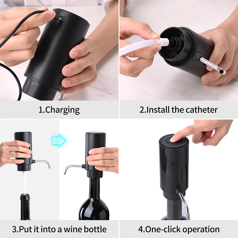 Aérateur et distributeur autom - Decanter Aerator Set avis et prix