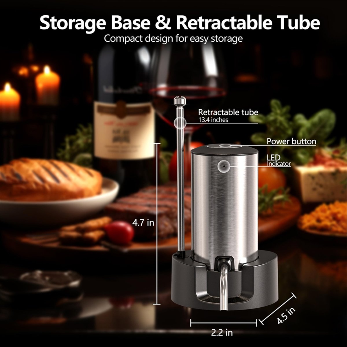 ETRT – aérateur de vin électri - Decanter Aerator Set avis et prix