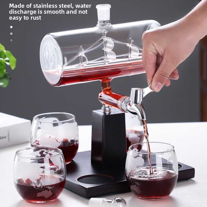 Carafe à vin en verre trempé,  - Decanter Aerator Set avis et prix