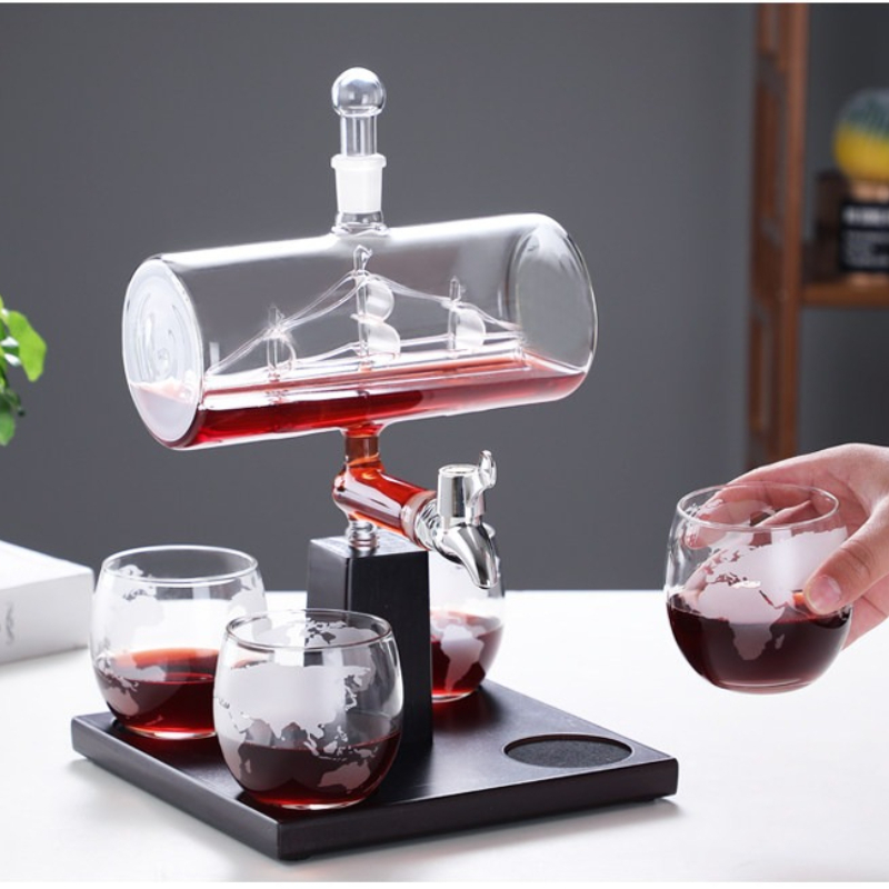 Carafe à vin en verre trempé,  - Decanter Aerator Set avis et prix