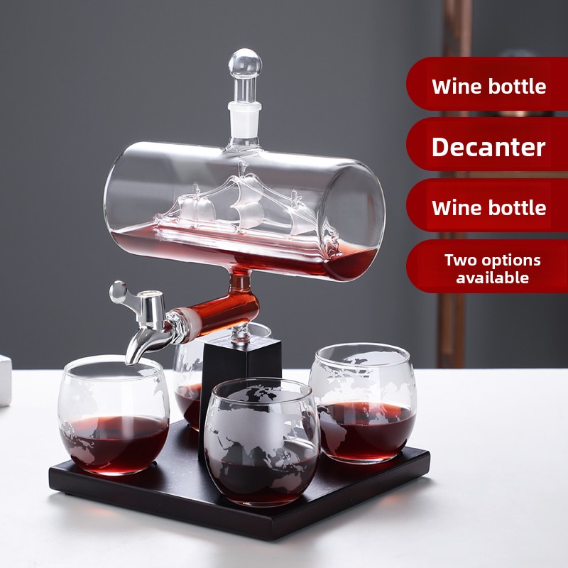 Carafe à vin en verre trempé,  - Decanter Aerator Set avis et prix