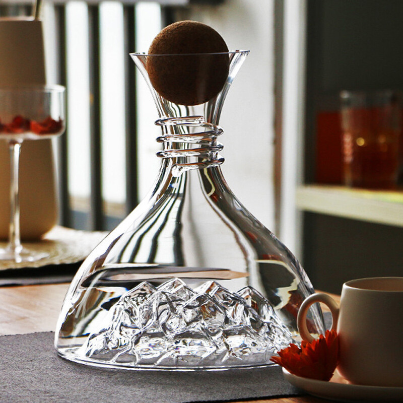 Carafe à vin en forme de glace - Decanter Aerator Set avis et prix