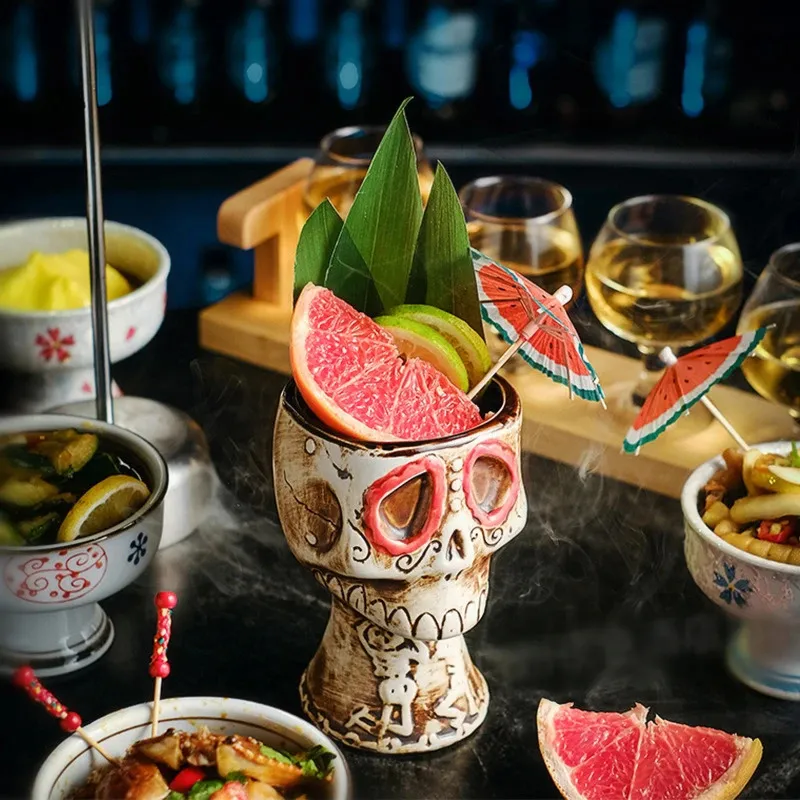 Verre à Cocktail crâne de fête - Wine Beer Mix avis et prix