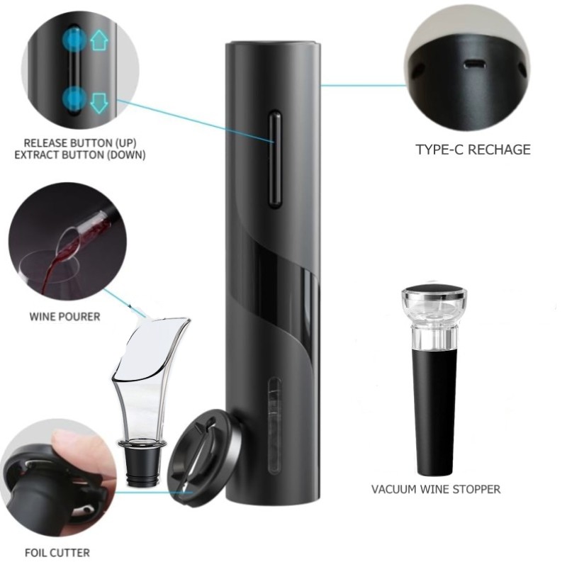 Tire-bouchon électrique automa - Wine Beer Opener avis et prix