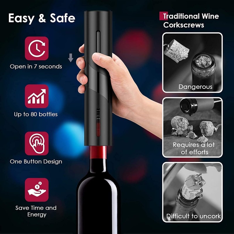 Tire-bouchon électrique automa - Wine Beer Opener avis et prix