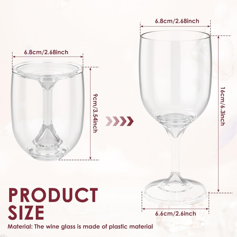 Verre à vin pliant Transparent - Wine & Beer Unlimited Spirits avis et prix