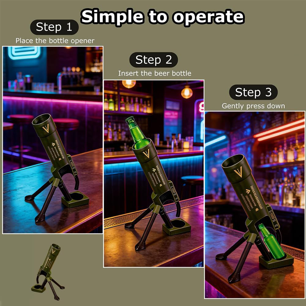 Ouvre-bouteille de bière en fo - Wine Beer Opener avis et prix