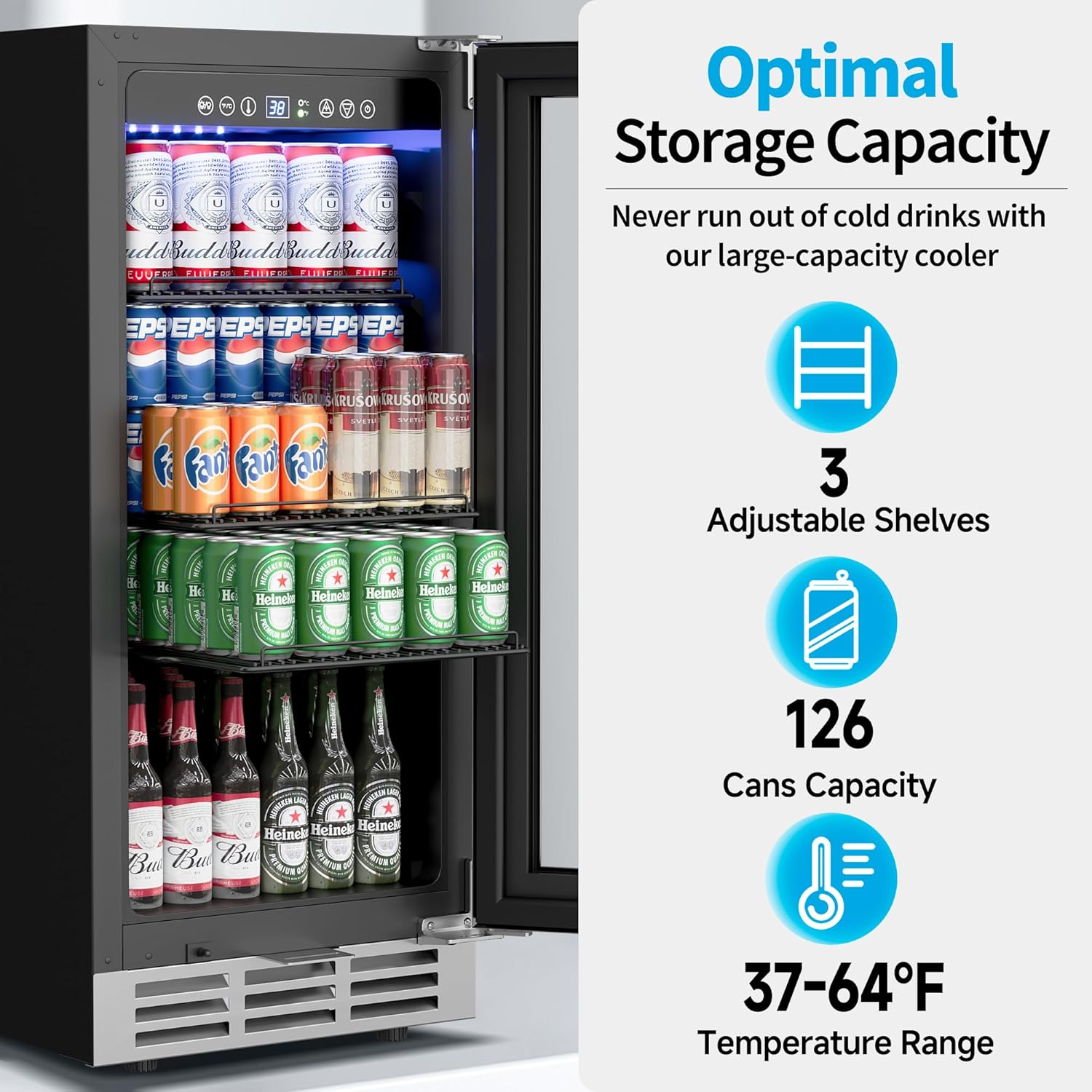 Réfrigérateur à boissons sous  - Wine And Beer Undercounter Fridge avis et prix