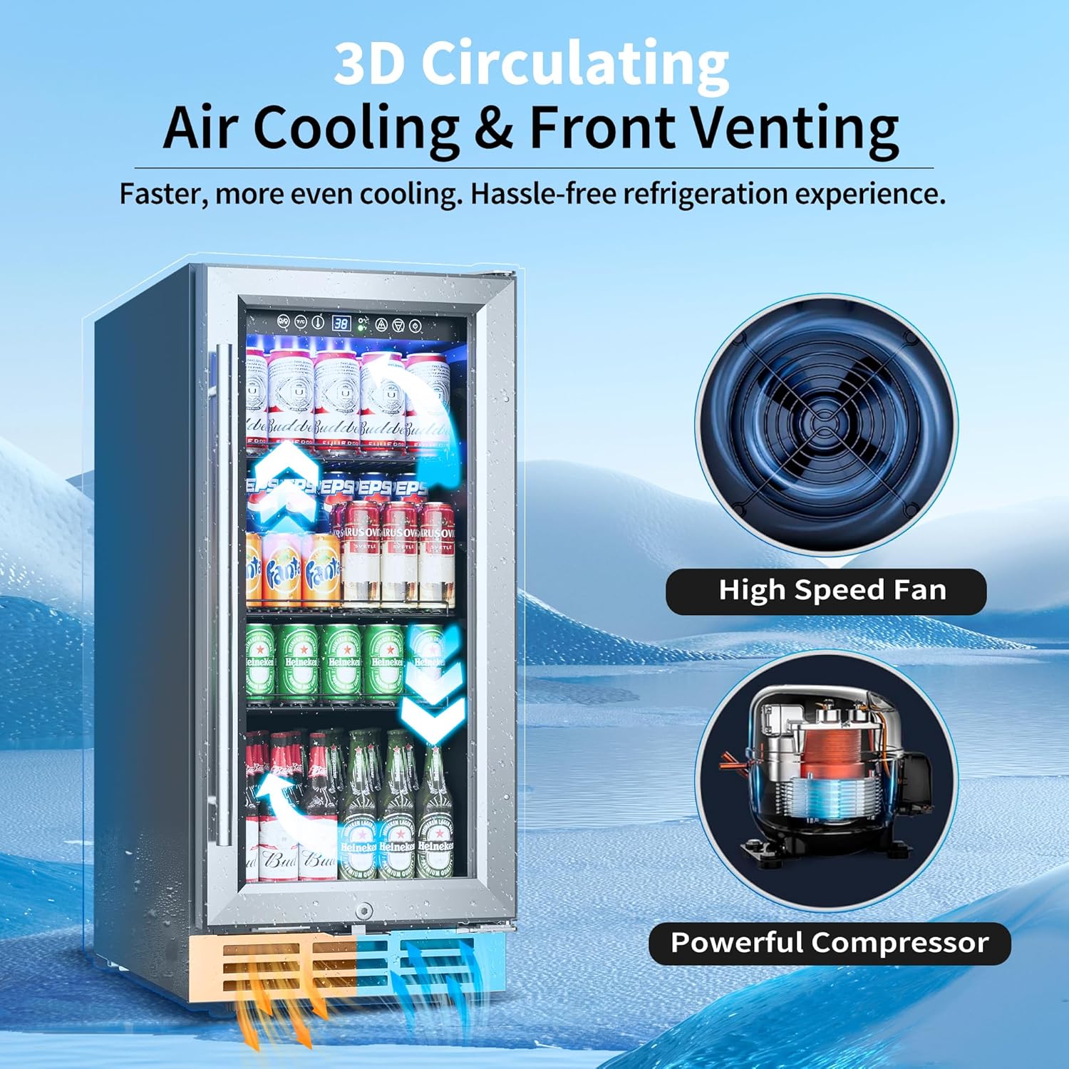 Réfrigérateur à boissons sous  - Wine And Beer Undercounter Fridge avis et prix