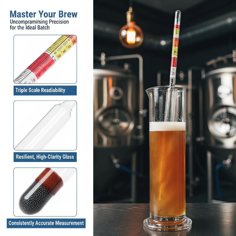 1 pièce d'hydromètre à 3 échel - Wine Beer And Cider avis et prix