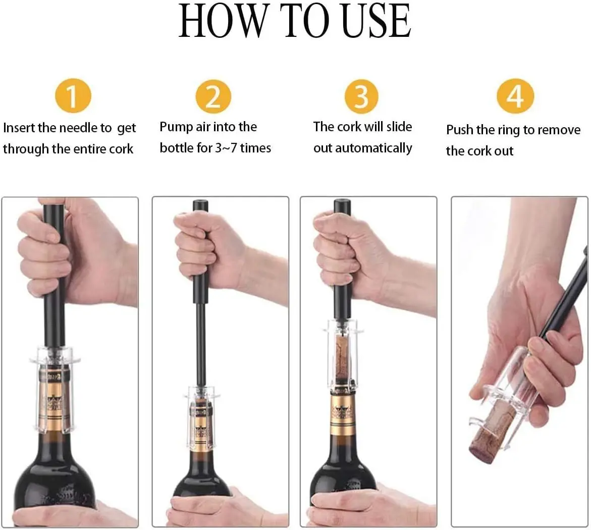 Pompe à Air ouvre-bouteille de - Wine Beer Opener avis et prix